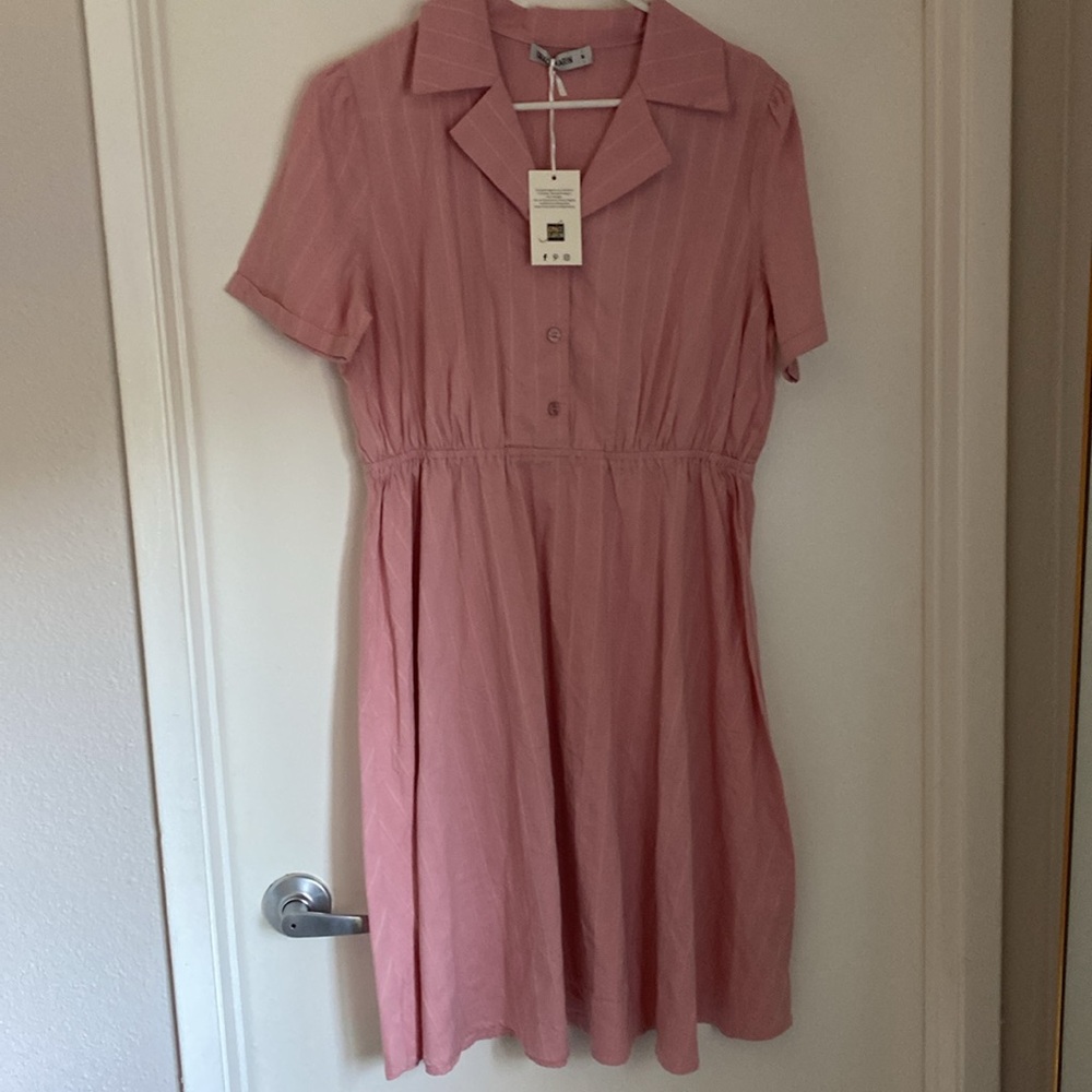 NWT Grace Karin Casual Dress Light Pink
